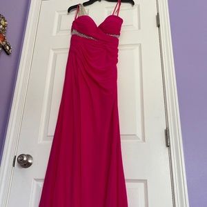 Fuchsia Cache Prom Dress